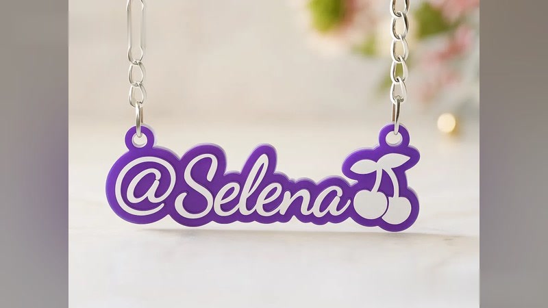 Custom Name Keychain