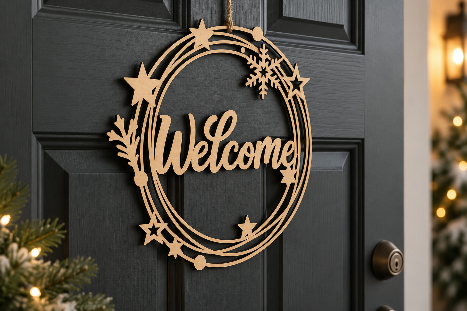 Mini Welcome Name Sign