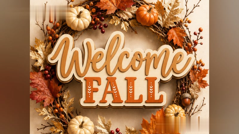 Welcome Fall Layered Sign