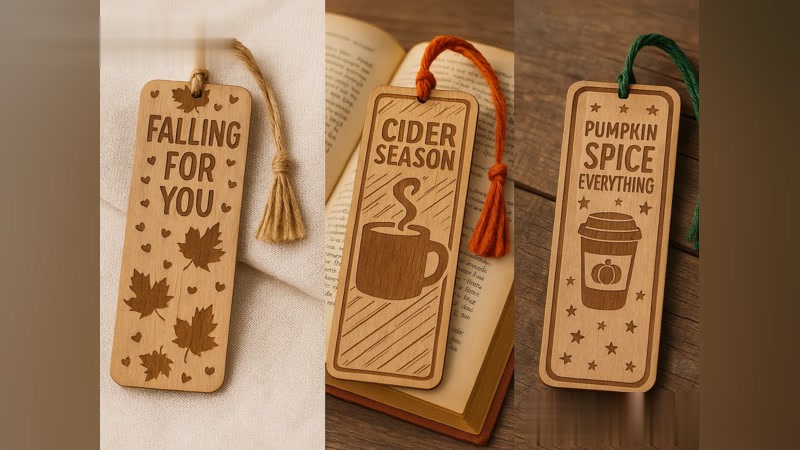 Fall Themed Bookmark Set