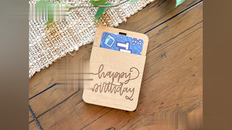 Happy Birthday Gift Card Holder