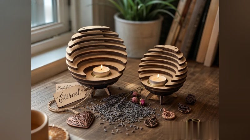 Spherical Tealight Holders