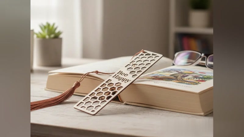 Bee Happy Bookmark